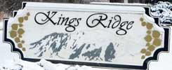 Kings Ridge sign
